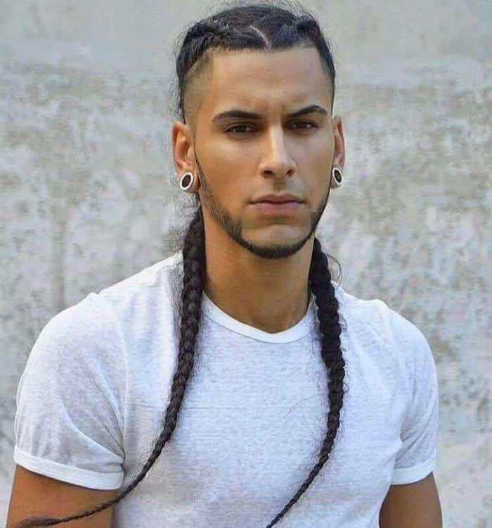 two braids for men