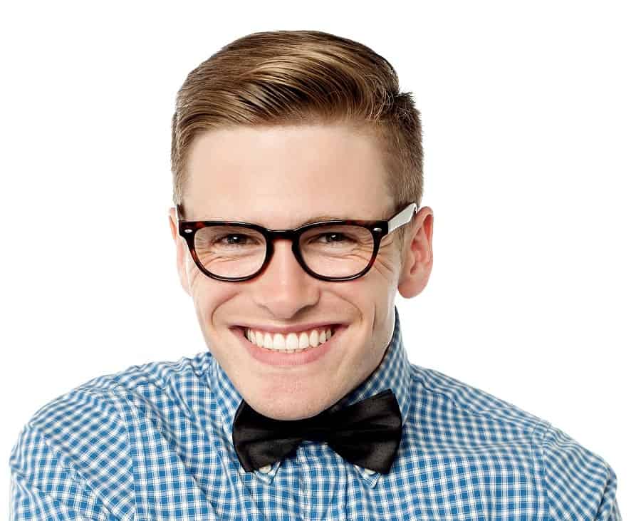 comb over haircut for nerdy men