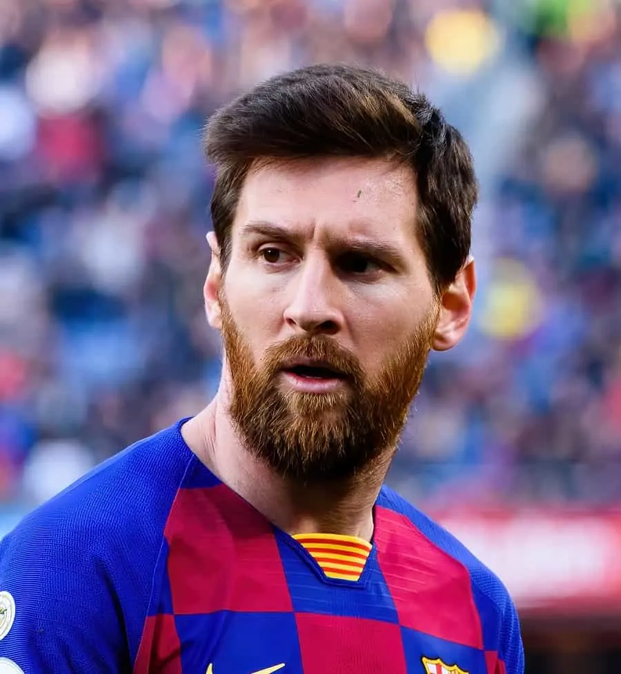 haircut by Lionel Messi