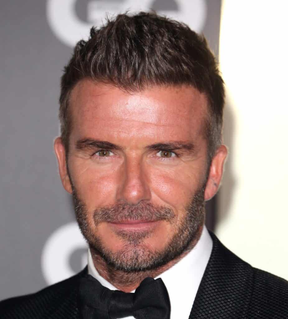 Celebrity With Brown Hair-David Beckham